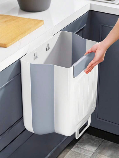 Large Capacity Kitchen Folding Garbage Bin