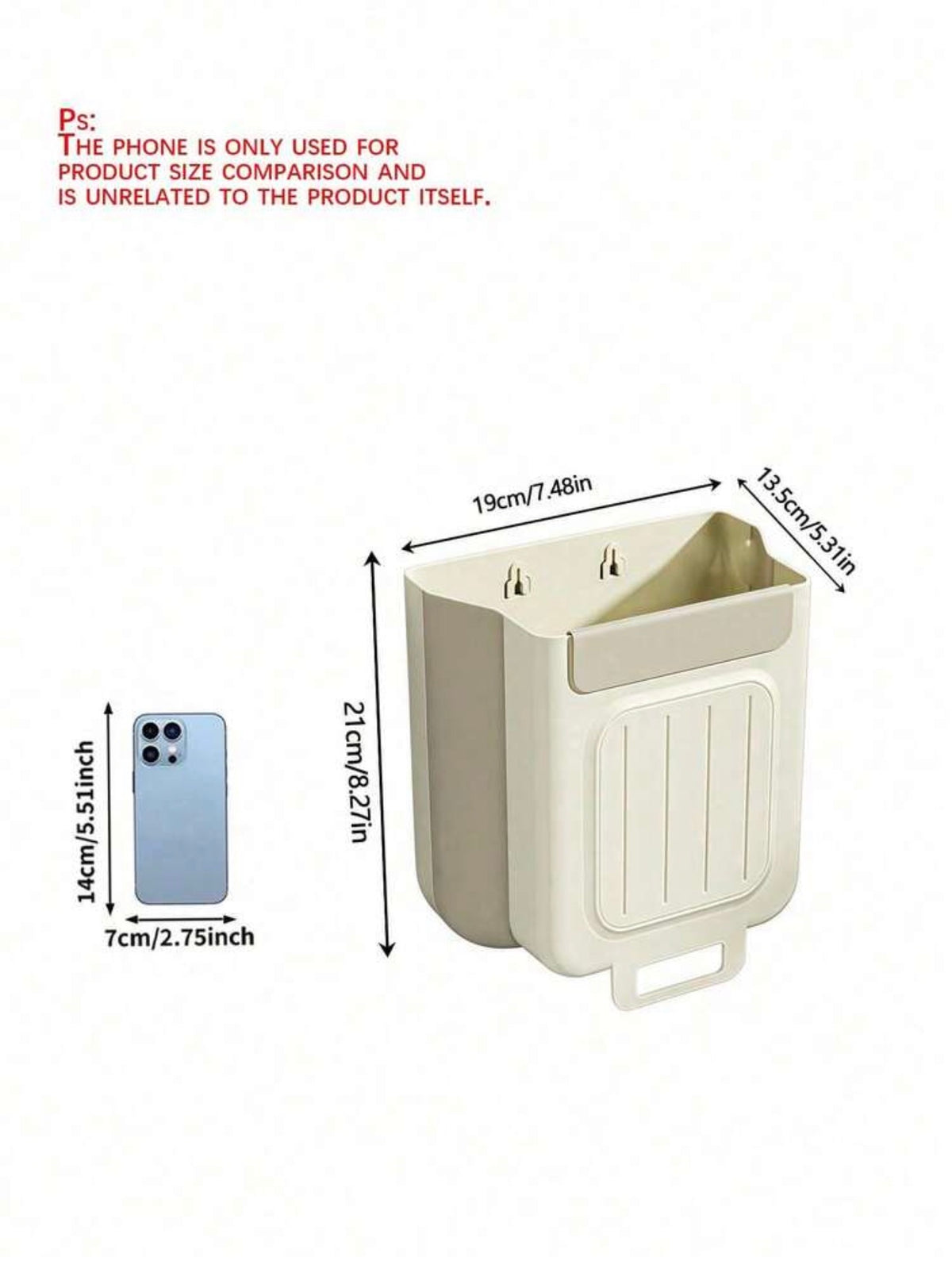 Large Capacity Kitchen Folding Garbage Bin