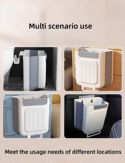 Large Capacity Kitchen Folding Garbage Bin