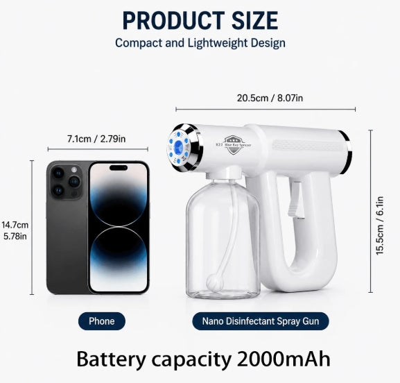 Professional Nano Disinfectant Spray Gun: