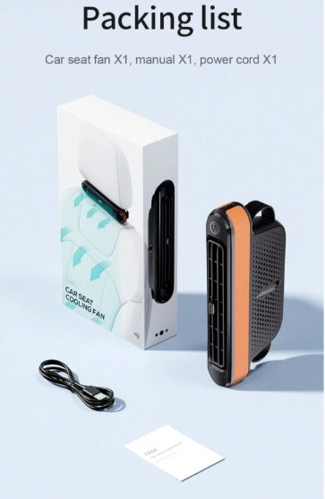 USB Powered Portable Car Seat Cooling Fan