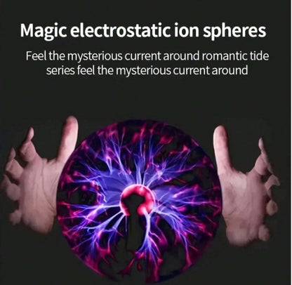 Plasma Ball Lamp - Interactive Lightning Effect Lamp