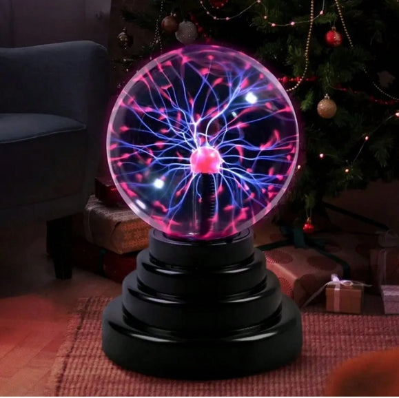 Plasma Ball Lamp - Interactive Lightning Effect Lamp