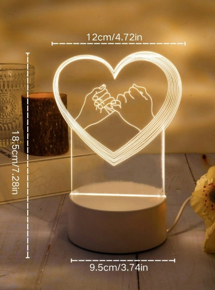 3D Creative Romantic Atmosphere Lamp