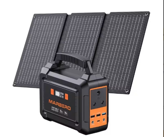 🔋⚡ MARBERO Portable Power Station with Solar Panel ⚡🔋