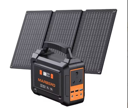 🔋⚡ MARBERO Portable Power Station with Solar Panel ⚡🔋