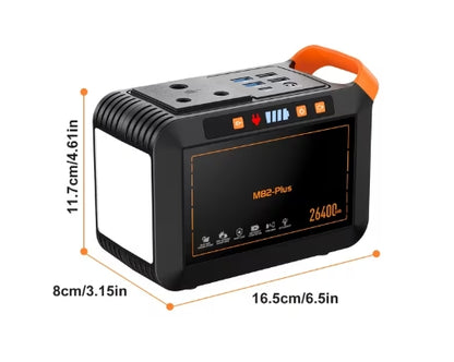 🔋⚡ MARBERO Portable Power Station with Solar Panel ⚡🔋