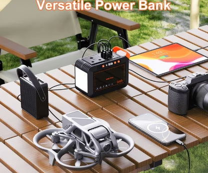 🔋⚡ MARBERO Portable Power Station with Solar Panel ⚡🔋