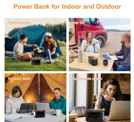 🔋⚡ MARBERO Portable Power Station with Solar Panel ⚡🔋