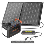 MARBERO Portable Power Station with Solar Panel