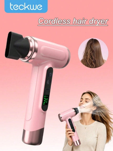 Teckwe Portable USB Rechargeable Hair Dryer