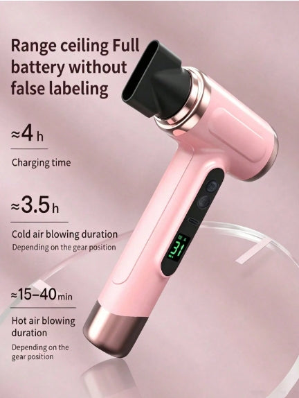 Teckwe Portable USB Rechargeable Hair Dryer