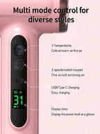 Teckwe Portable USB Rechargeable Hair Dryer