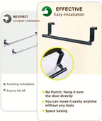 No-Drill Cabinet Towel Rack