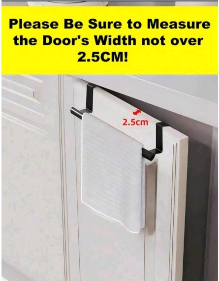 No-Drill Cabinet Towel Rack