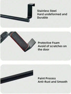No-Drill Cabinet Towel Rack