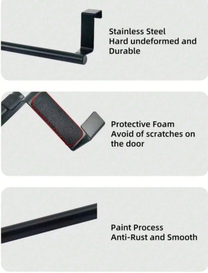 No-Drill Cabinet Towel Rack