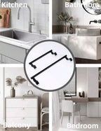 No-Drill Cabinet Towel Rack