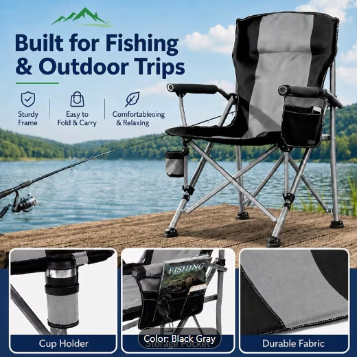Oversized Folding Camping Chair 181 KG !!!
