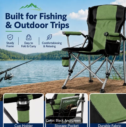 Oversized Folding Camping Chair 181 KG !!!
