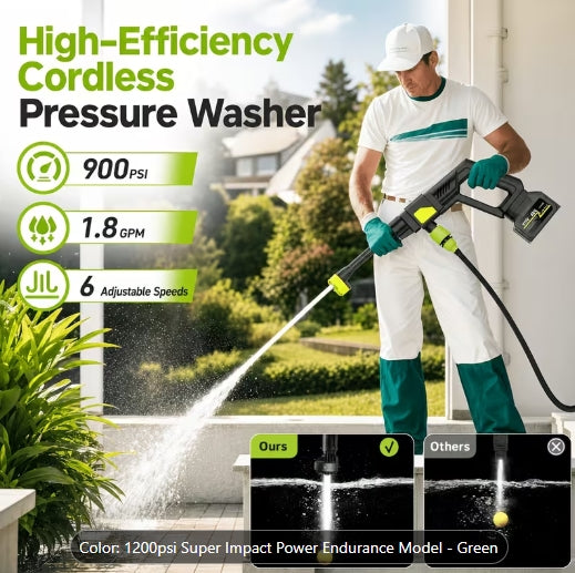 Powerful Cordless Pressure Washer
