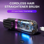 Multifunctional Straightening Comb And Curling Iron