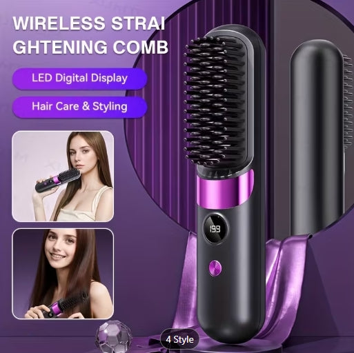 Multifunctional Straightening Comb And Curling Iron