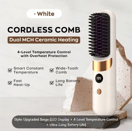 Multifunctional Straightening Comb And Curling Iron