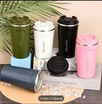 Stainless Steel Insulated Coffee Cup Portable Leak-Proof Travel Mug