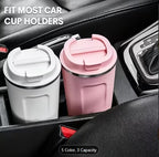 Stainless Steel Insulated Coffee Cup Portable Leak-Proof Travel Mug