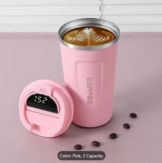 Stainless Steel Insulated Coffee Cup Portable Leak-Proof Travel Mug