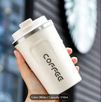 Stainless Steel Insulated Coffee Cup Portable Leak-Proof Travel Mug