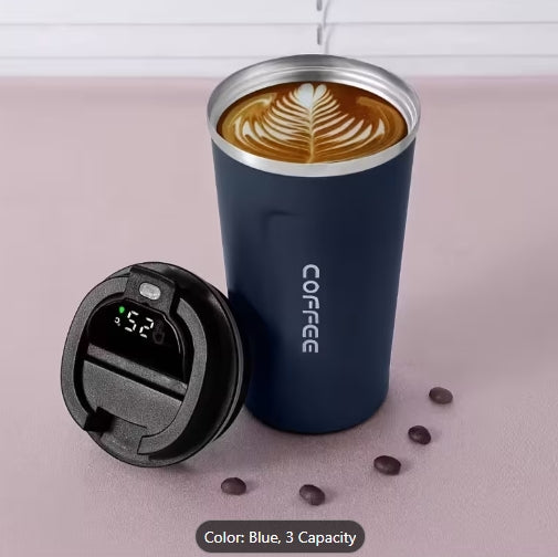 Stainless Steel Insulated Coffee Cup Portable Leak-Proof Travel Mug