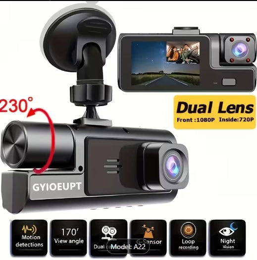 Dual Lens Dash Camera