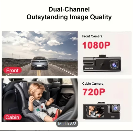 Dual Lens Dash Camera