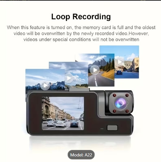 Dual Lens Dash Camera