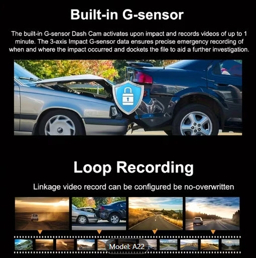 Dual Lens Dash Camera