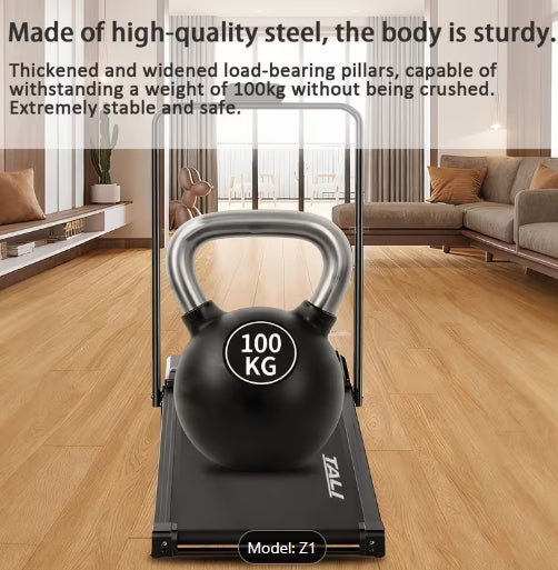 Walking Pad Folding Treadmill with Handle Bar