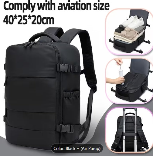 Vacuum Compression Travel Backpack
