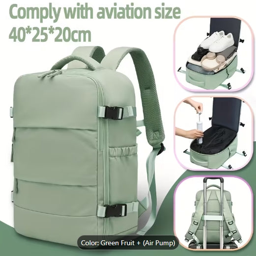 Vacuum Compression Travel Backpack