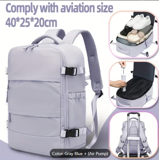 Vacuum Compression Travel Backpack