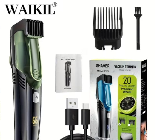 Professional Vacuum Hair Clipper & Beard Trimmer