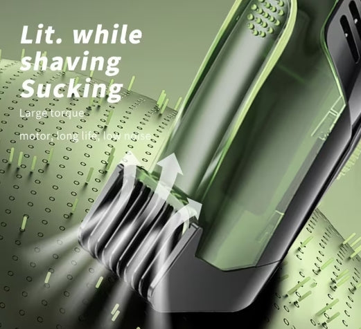 Professional Vacuum Hair Clipper & Beard Trimmer