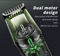 Professional Vacuum Hair Clipper & Beard Trimmer