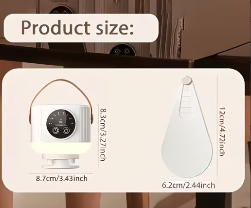 Portable LED Remote Ceiling Fan with Light