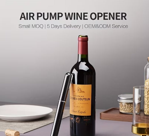 Portable Air Pressure Wine Bottle Opener